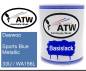 Preview: Daewoo, Sports Blue Metallic, 33U / WA156L: 1L Lackdose, von ATW Autoteile West.